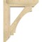 Ekena Millwork Imperial Slat Rough Sawn Bracket w/ Offset Brace, Douglas Fir, 8"W x 32"D x 38"H BKT0806X32X38IMP06RDF - alternate 3